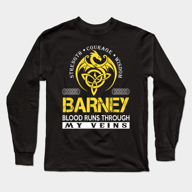 BARNEY Long Sleeve T-Shirt by Daleinie94